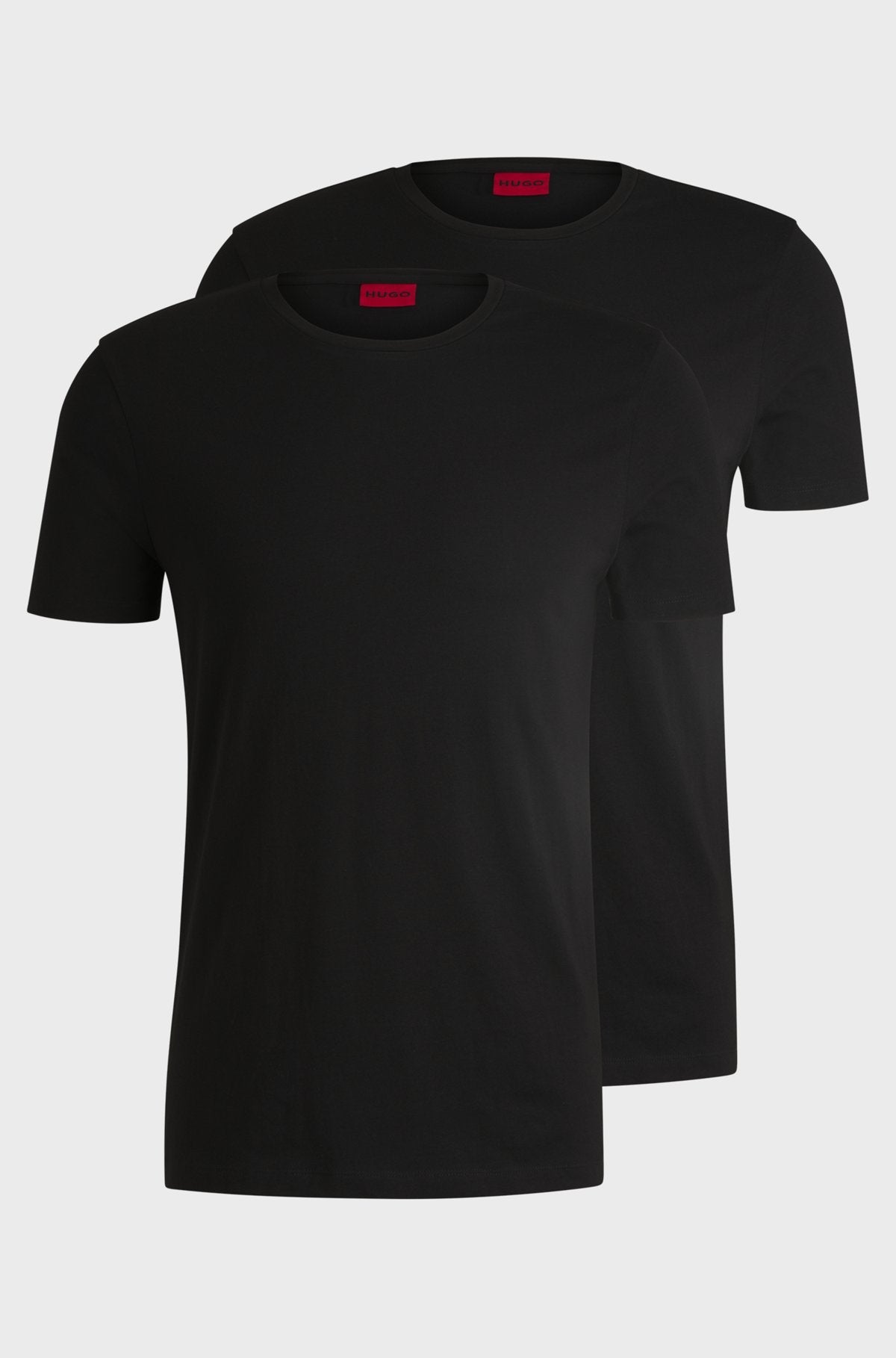 Zweier-Pack Slim-Fit T-Shirts aus Stretch-Baumwolle