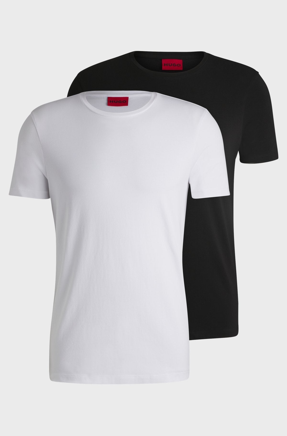 Zweier-Pack Slim-Fit T-Shirts aus Stretch-Baumwolle