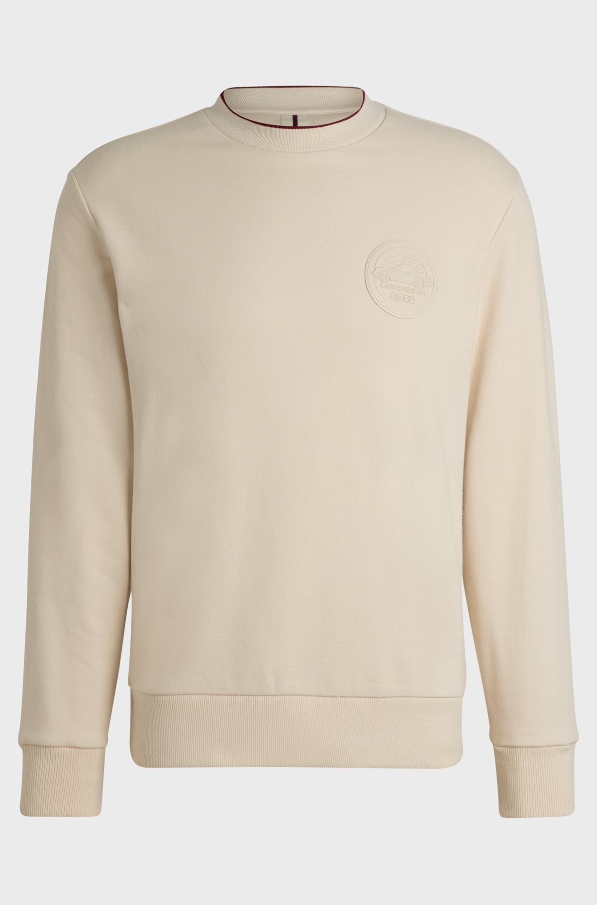 Porsche x BOSS Sweatshirt aus Baumwoll-Mix mit speziellem Branding